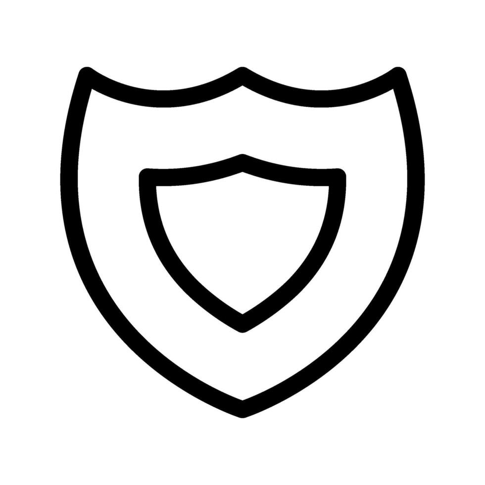 Shield Icon Symbol Design Illustration vector
