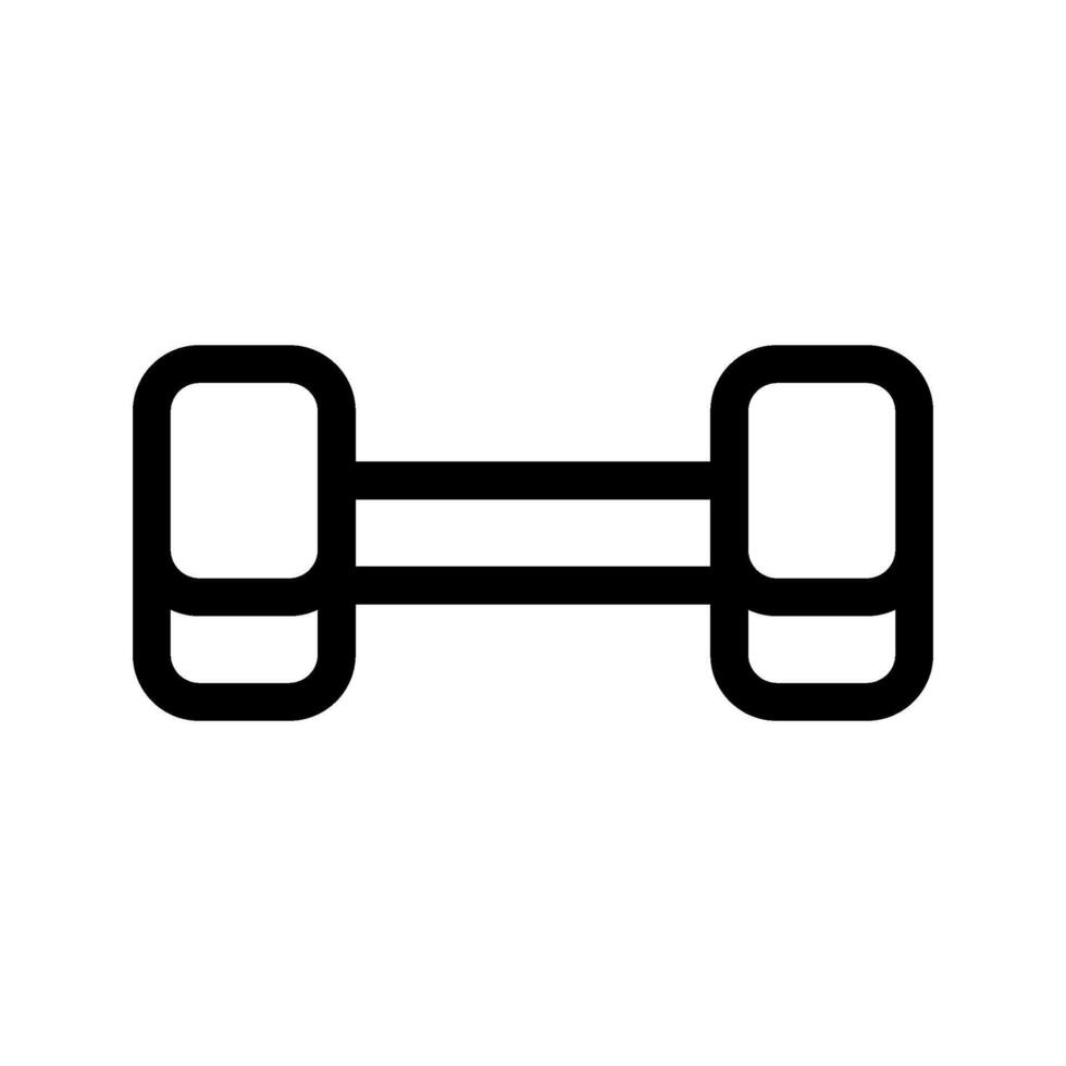 Dumbbell Icon Symbol Design Illustration vector