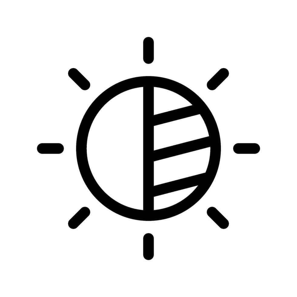 Contrast Icon Symbol Design Illustration vector