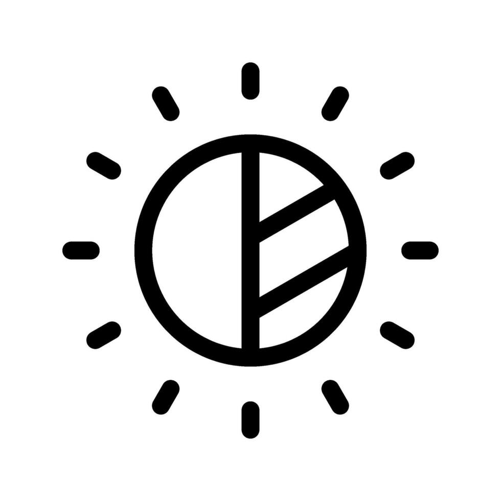 Contrast Icon Symbol Design Illustration vector