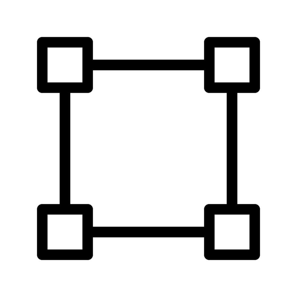 Retangle Icon Symbol Design Illustration vector