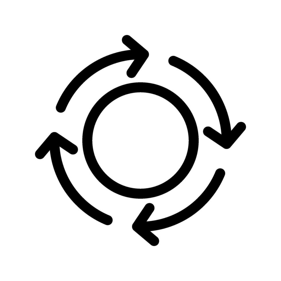 Loop Icon Symbol Design Illustration vector