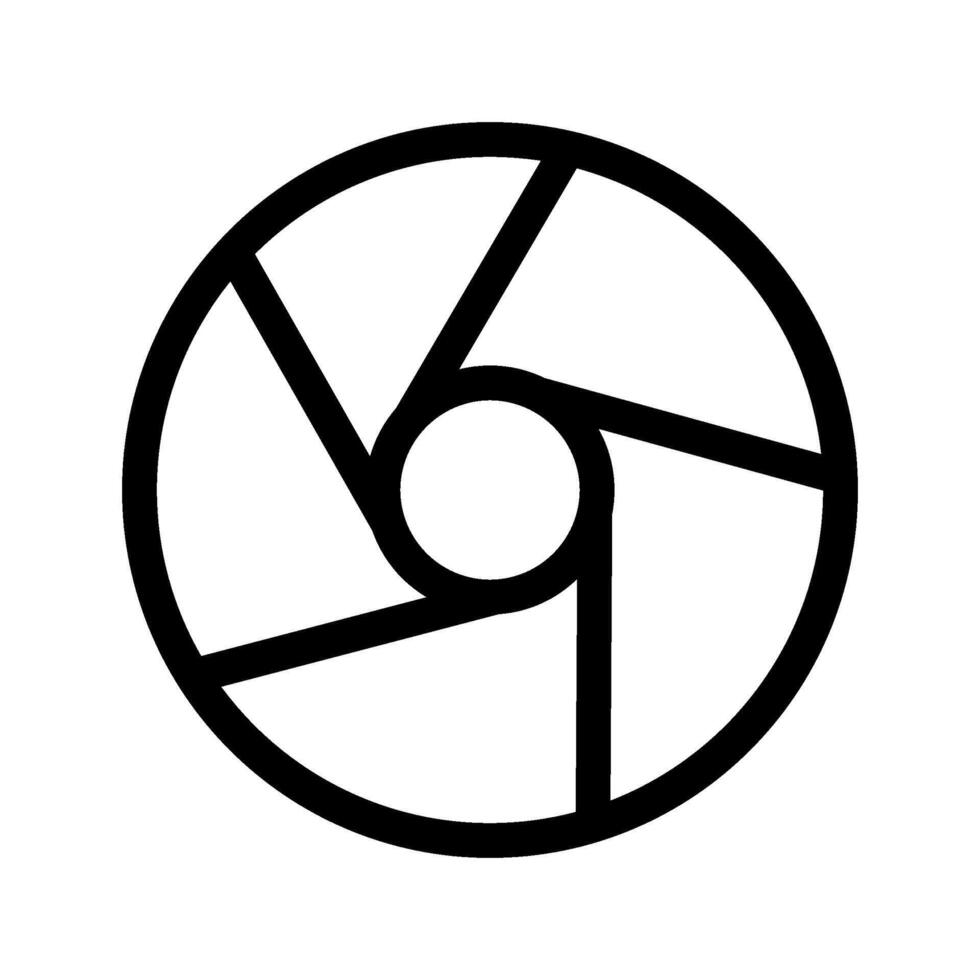 Aperture Icon Symbol Design Illustration vector
