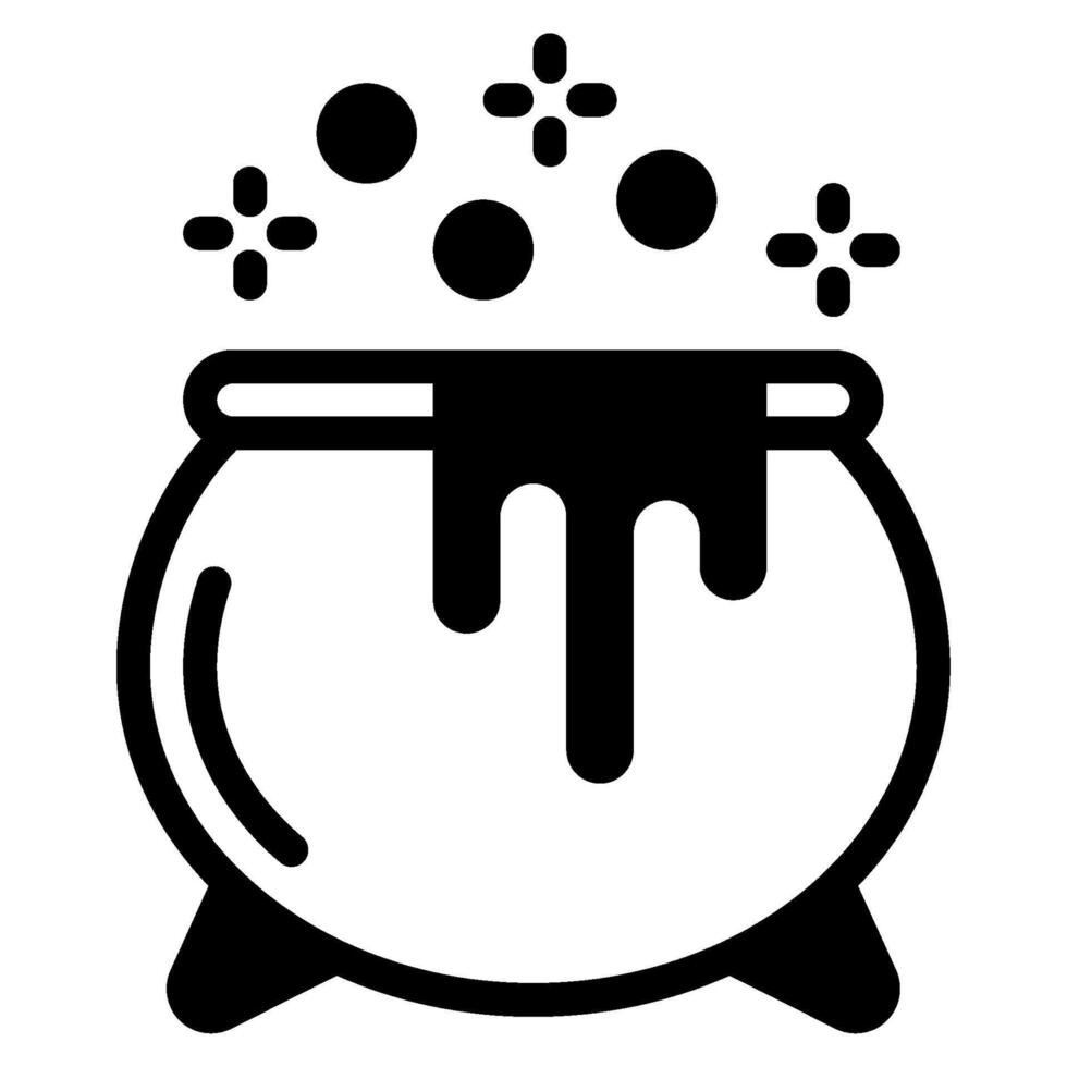 Cauldron icon for web, app, infographic, etc vector