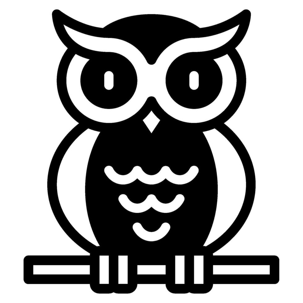 Owl icon for web, app, infographic, etc vector