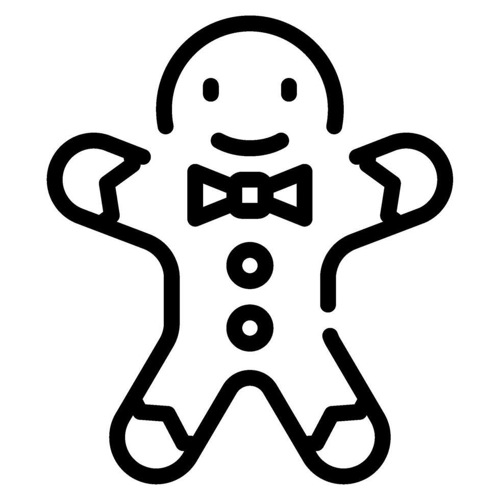for web, app, infographic, etcGingerbread icon vector
