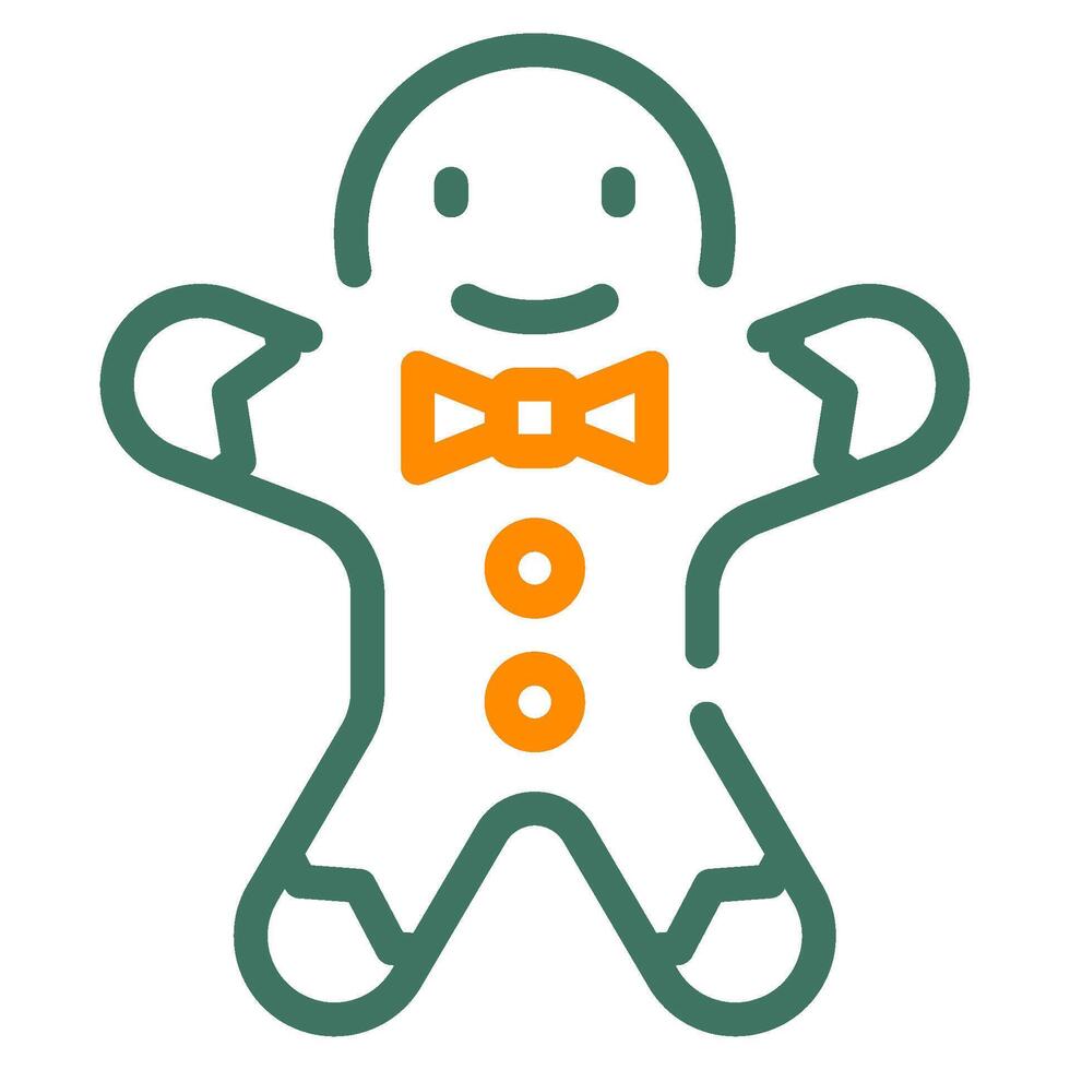 for web, app, infographic, etcGingerbread icon vector