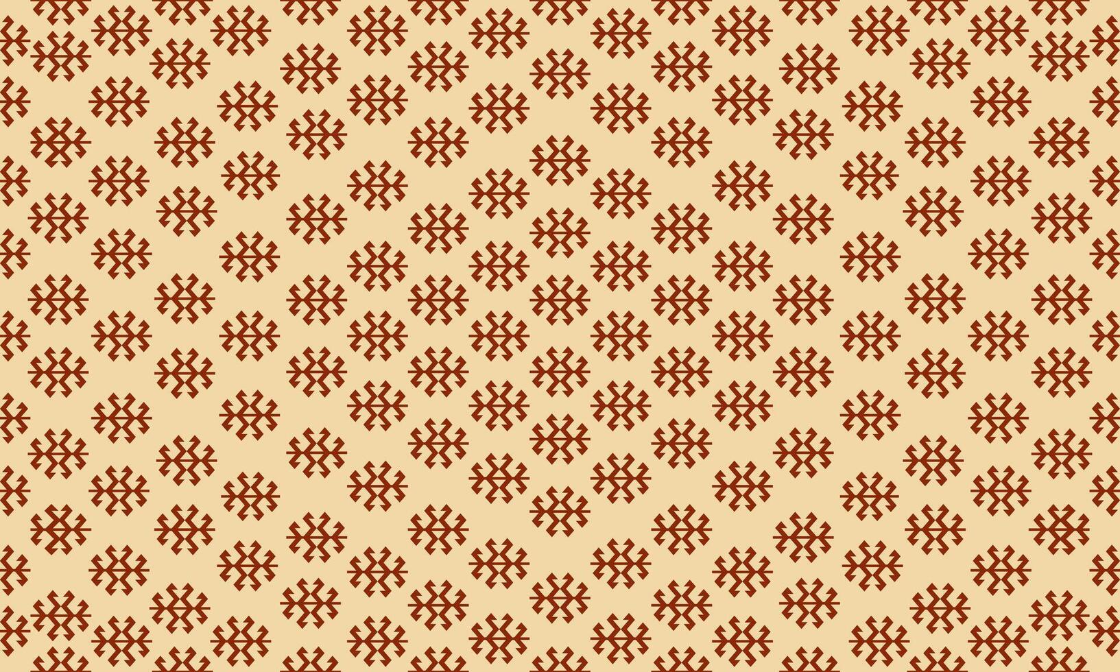A brown and red patterned fabric vector
