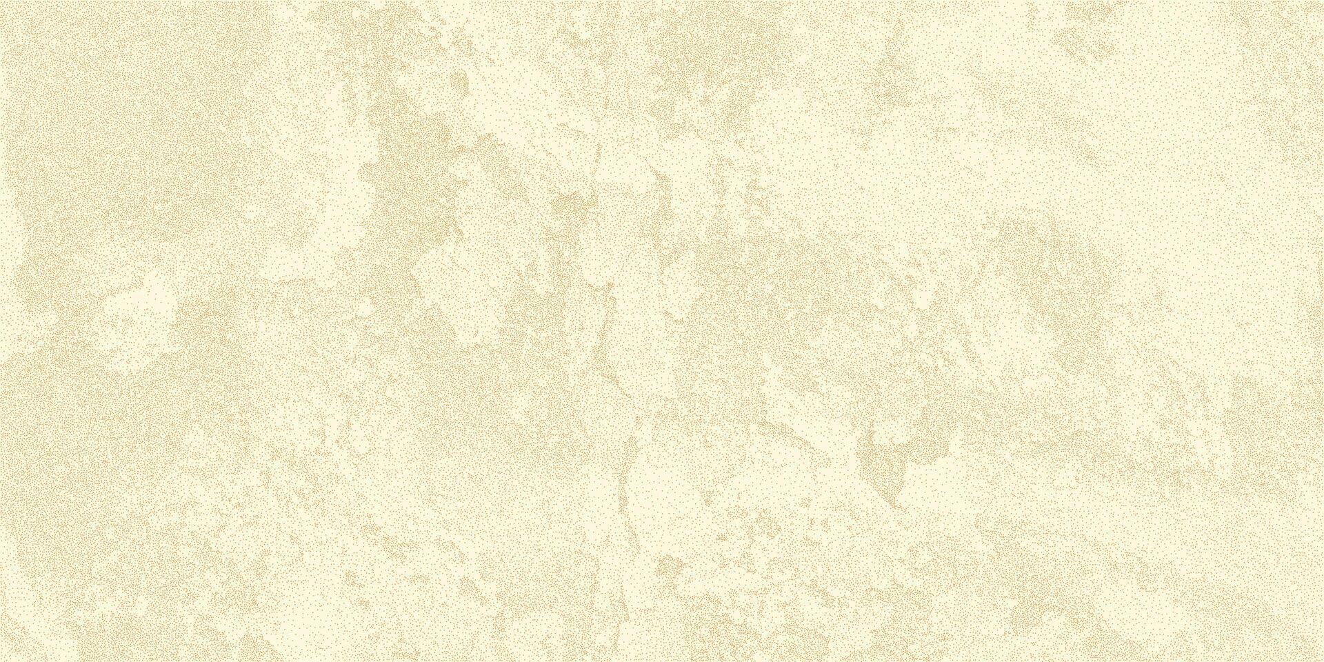 Dotted textured background, noisy gritty dot halftone effect. Beige texture of old cracked wall. Dusty grunge overlay, paper empty backdrop. vector