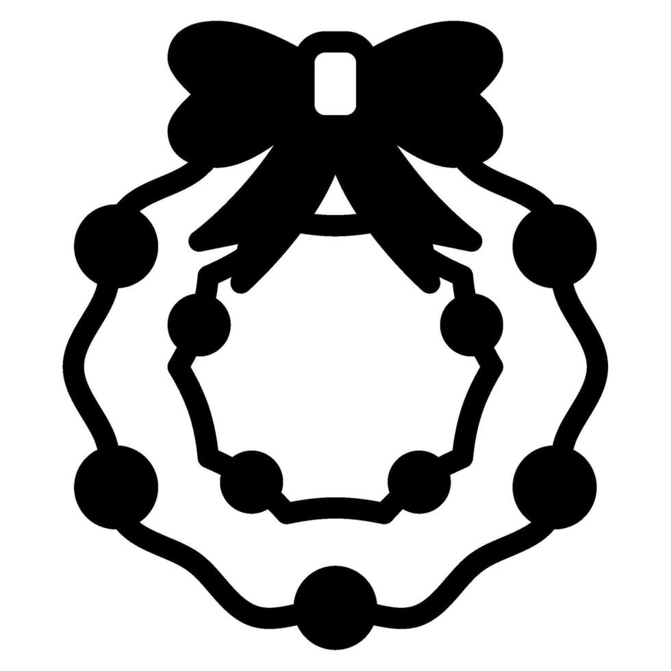 for web, app, infographic, etcWreath icon vector