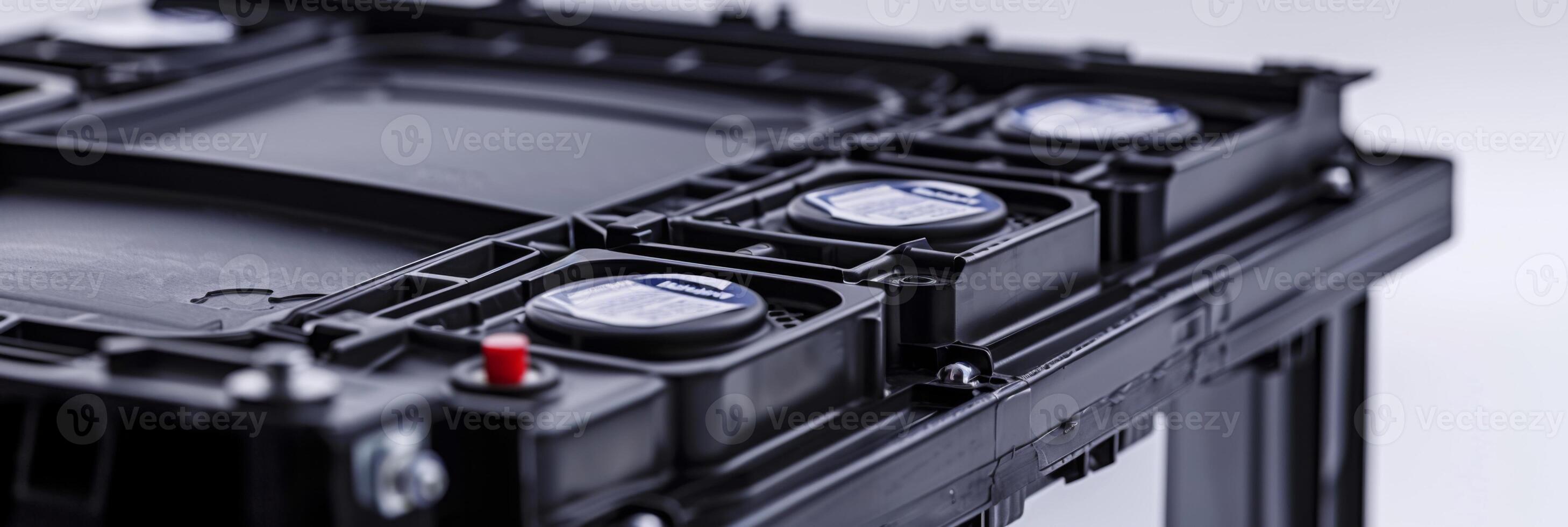 Innovative battery technology showcased in a sleek, modern design for optimal performance photo