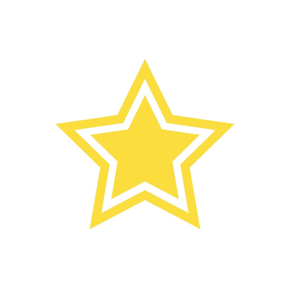 Star Icon for Graphic Design Projects vector
