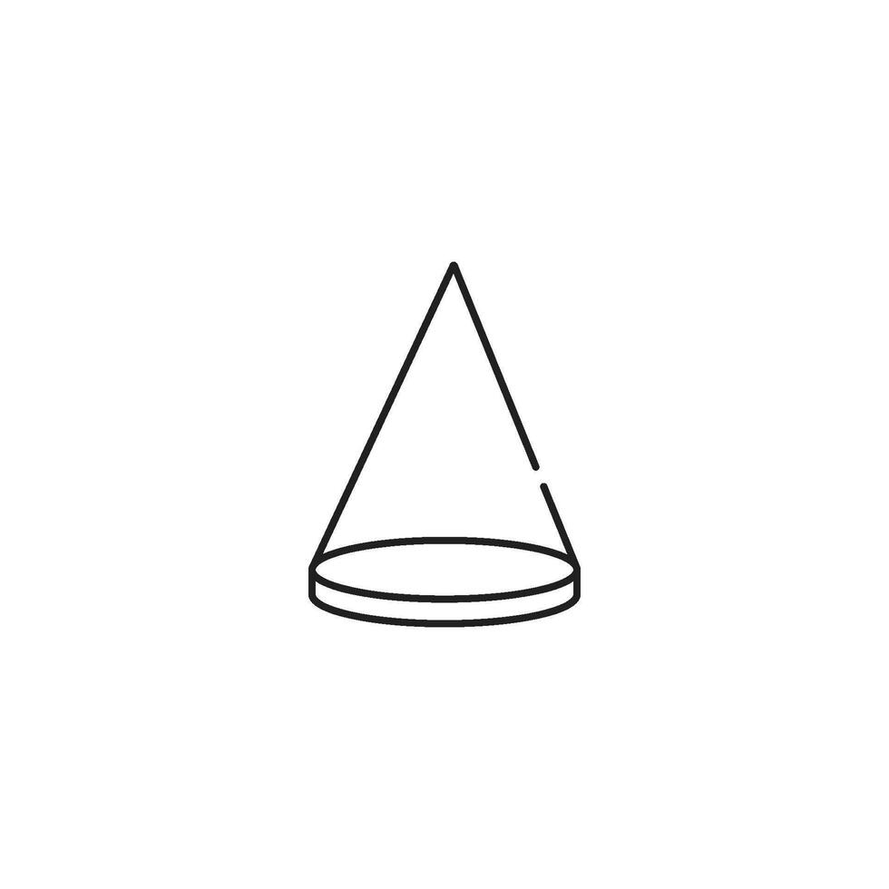 cone icon illustration vector