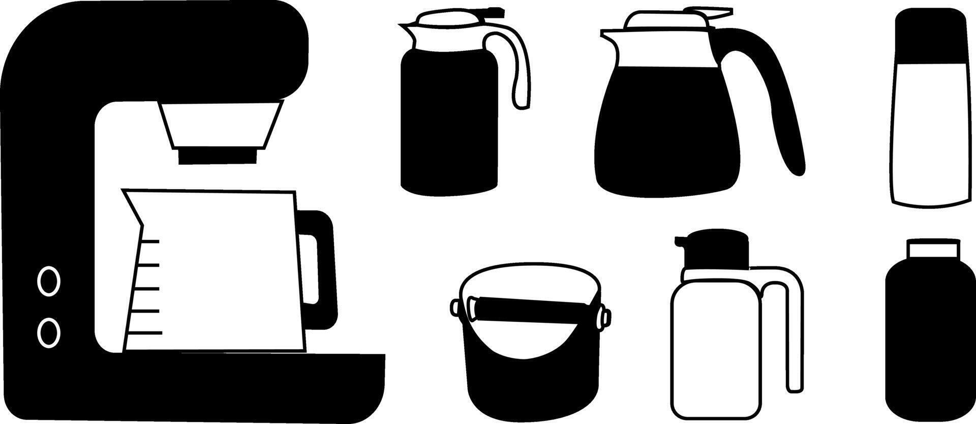 Simple Coffee Doodles for Cafe Branding and Design vector
