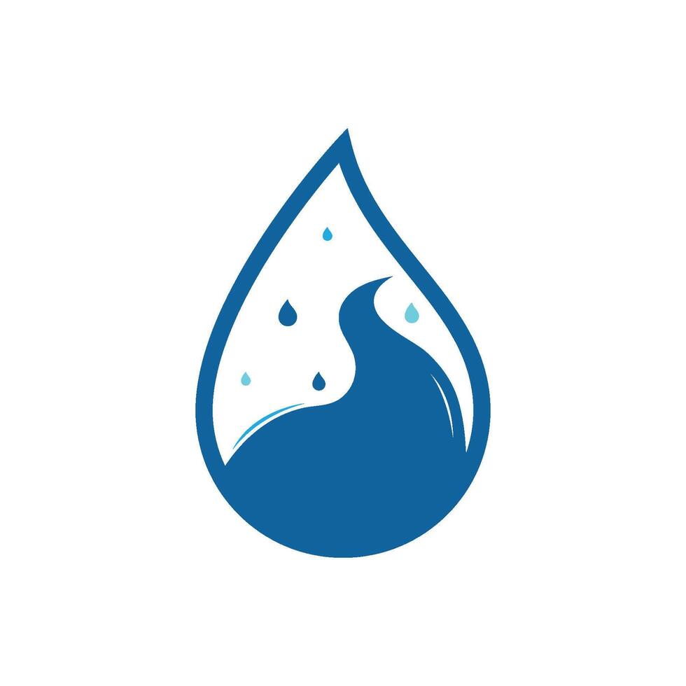 Irrigation logo design isolated template vector