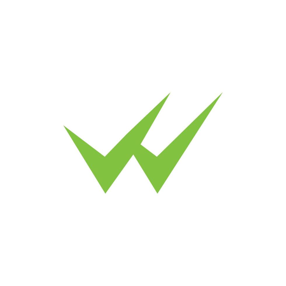 Logo or icon double check green with white background vector