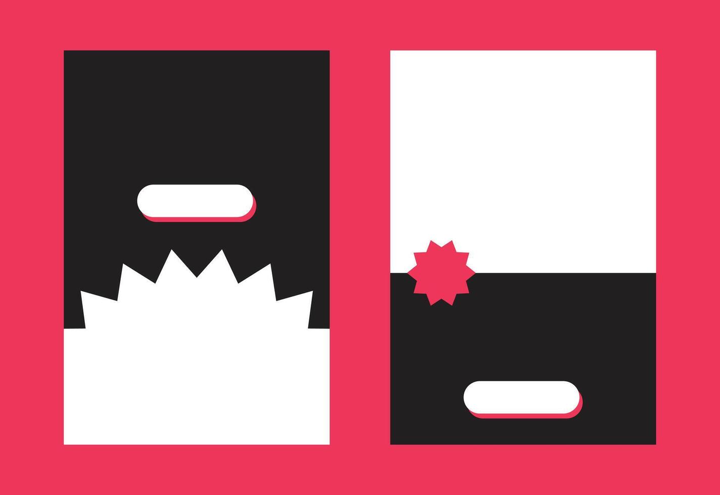 Design template story social media unique design vector