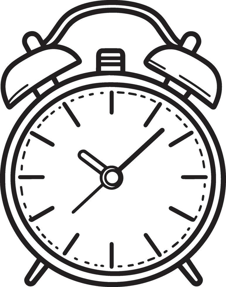 alarm clock icon illustration design vector