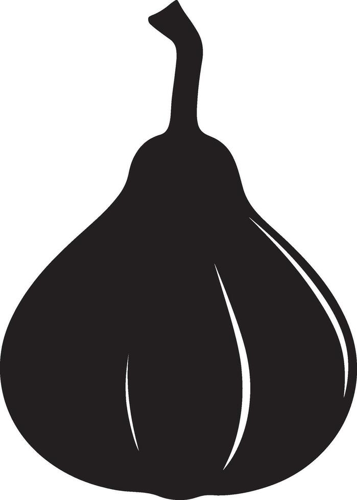 gourd clean simple icon silhouette black vector