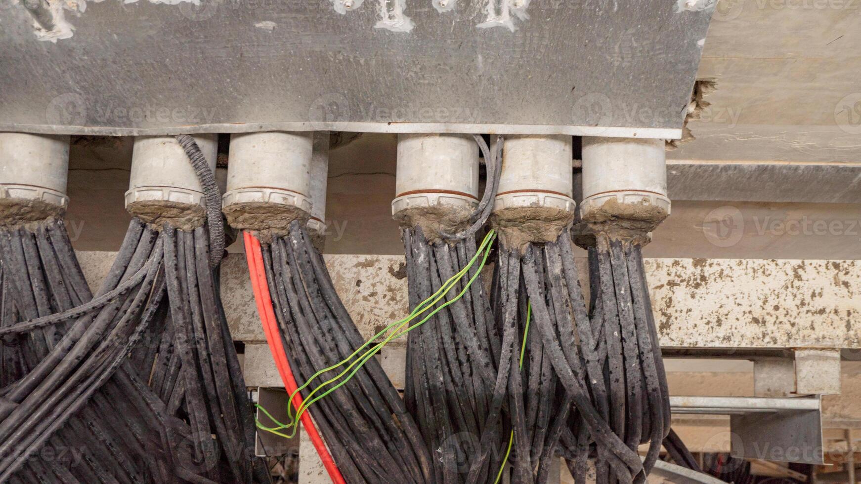 Electrical Wiring Close-Up photo
