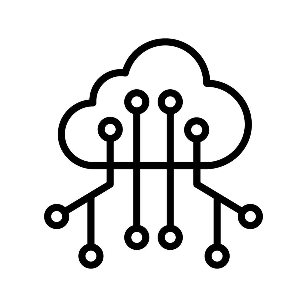 digital data upload icon vector