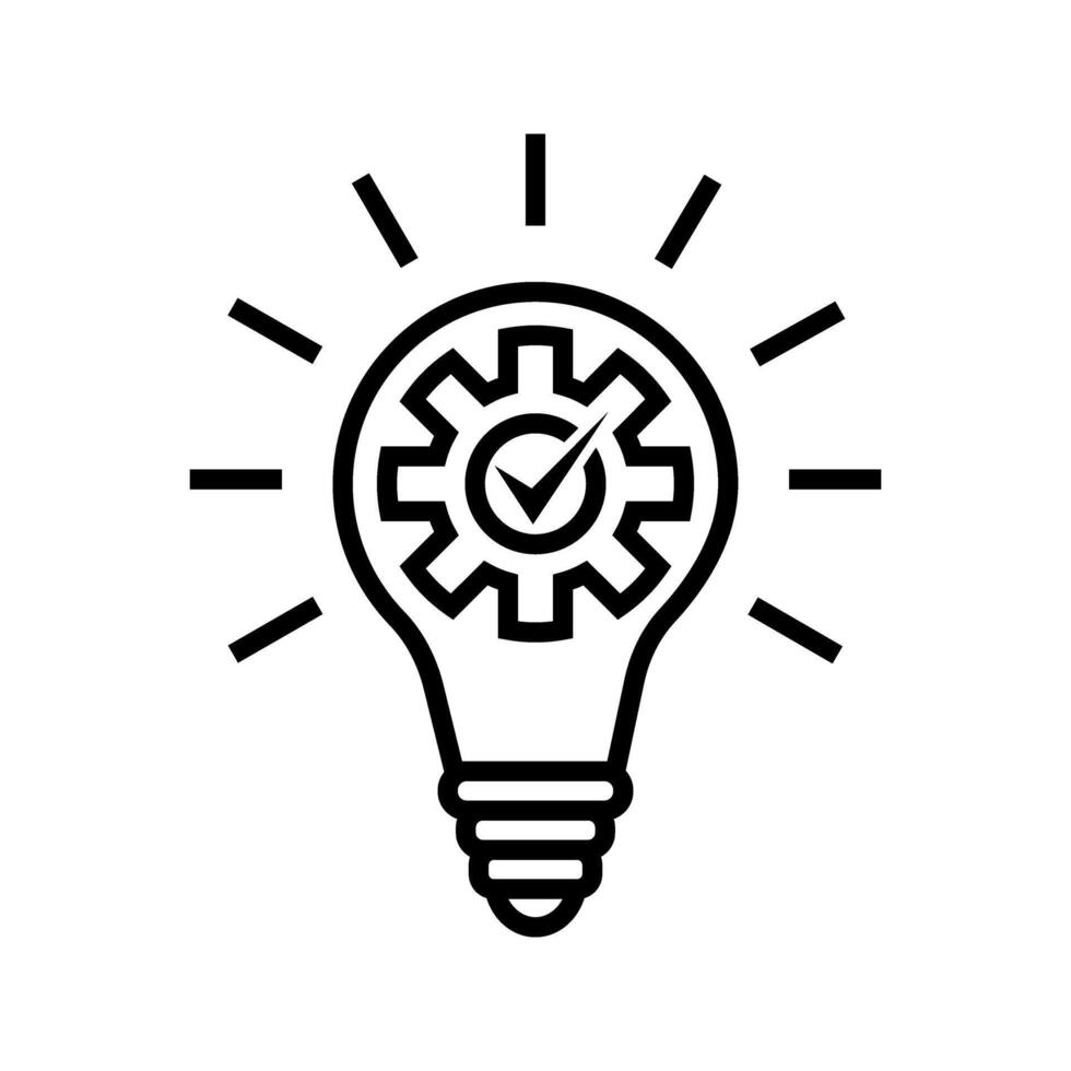 brilliant idea illustration icon vector