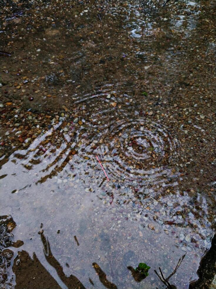 Defocused abstract water background. photo