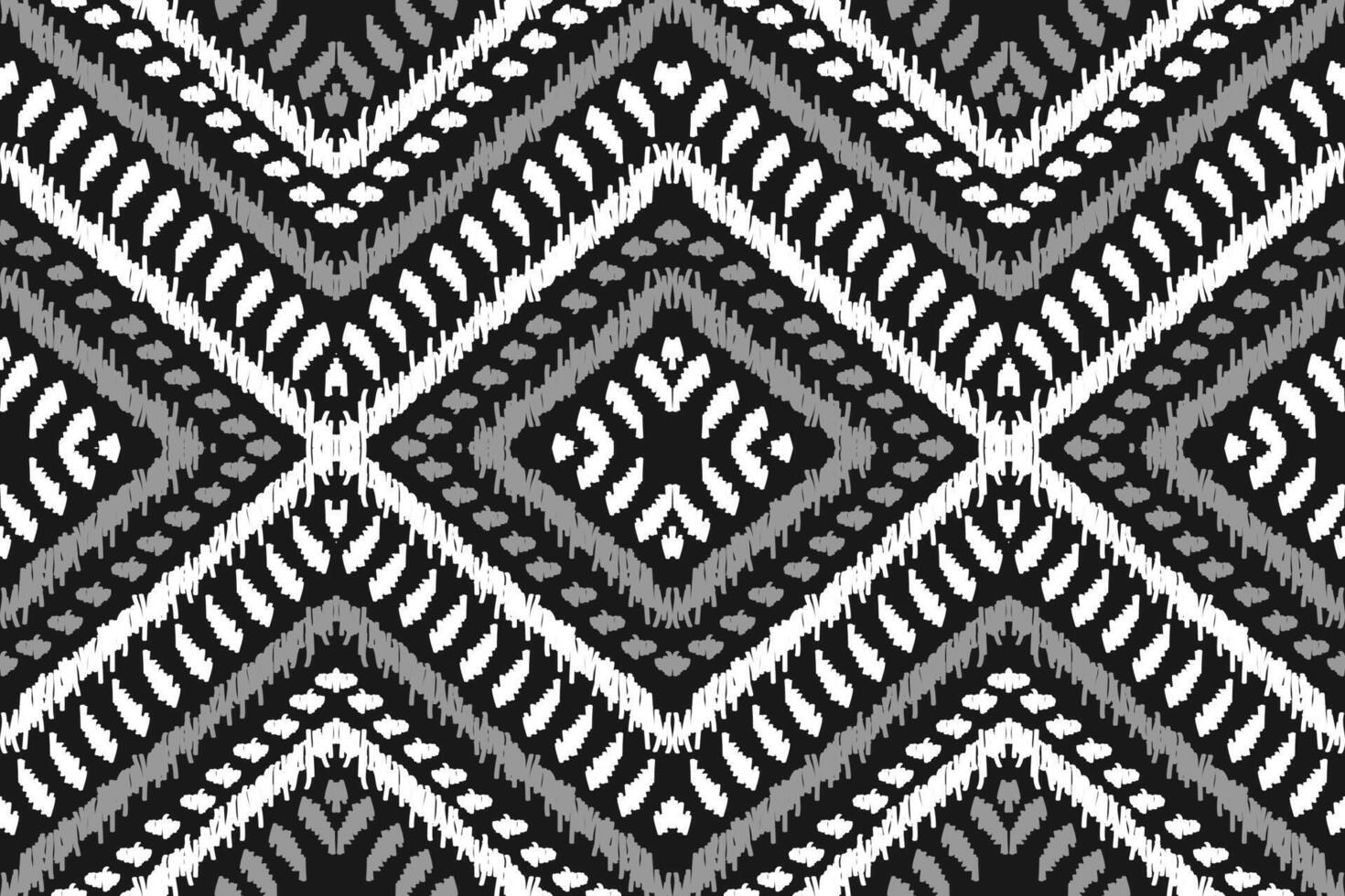 Ikat ethnic pattern traditional. Seamless pattern in tribal. Design for background, wallpaper, illustration, textile, fabric, clothing, batik, carpet, embroidery. vector