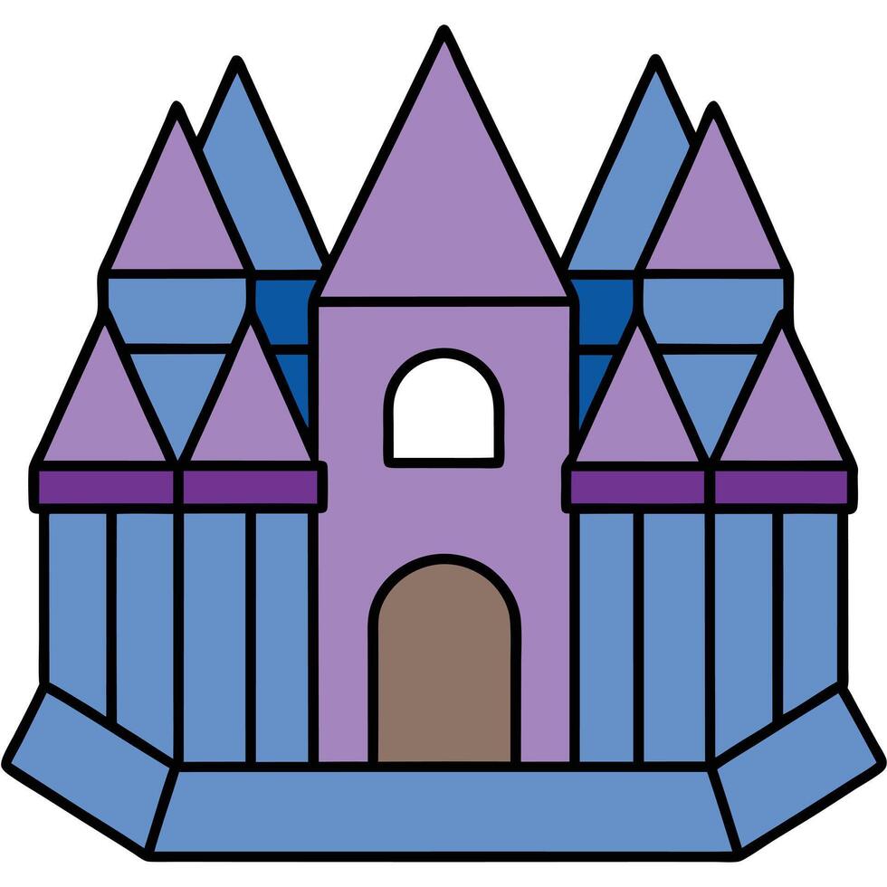 Castle clip art free download vector