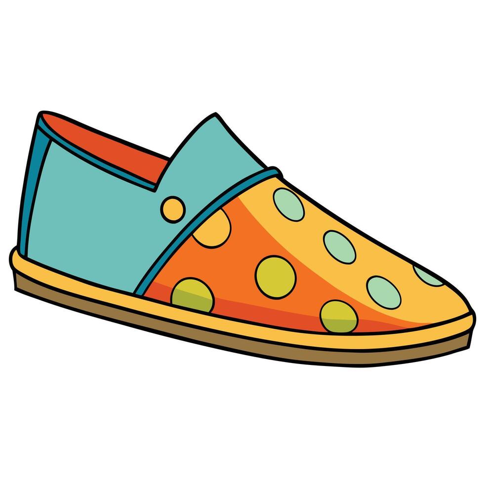 Shoes white background vector