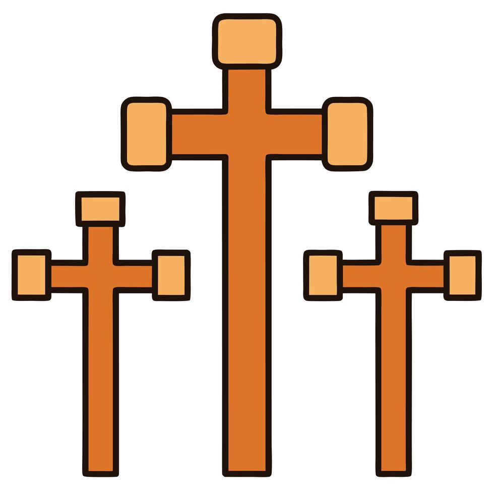 Crosses icon white background vector