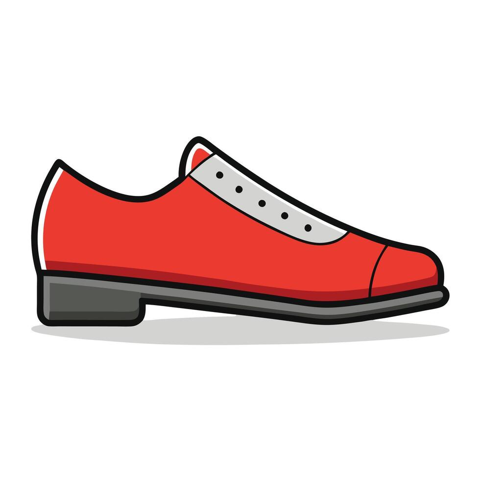 Red shoes icon illustration vector