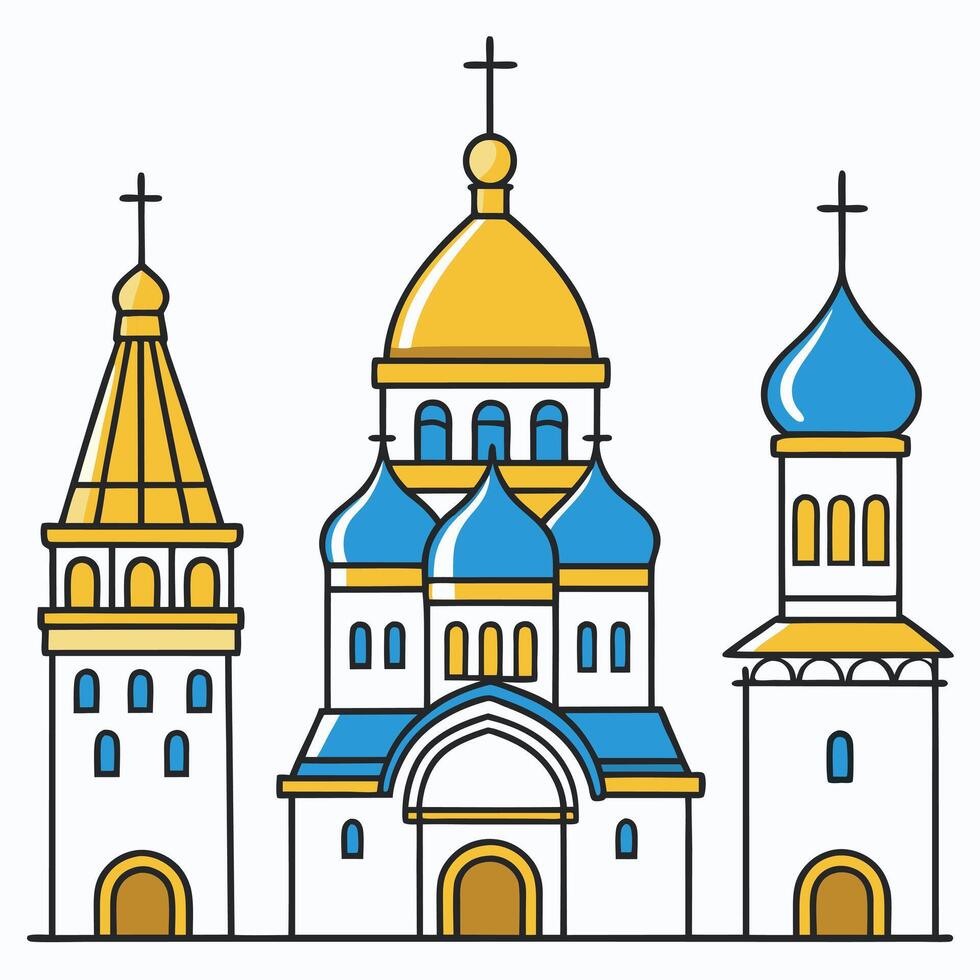 Church icon illustration vector