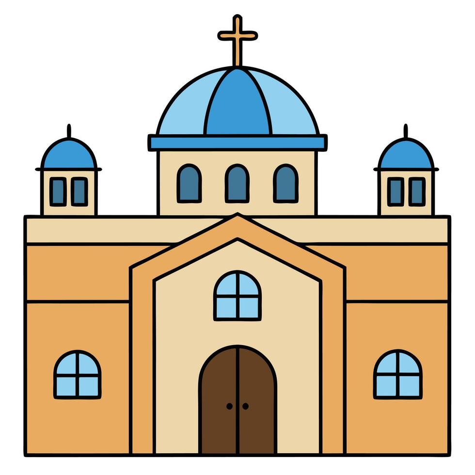 Church icon illustration design illustration vector