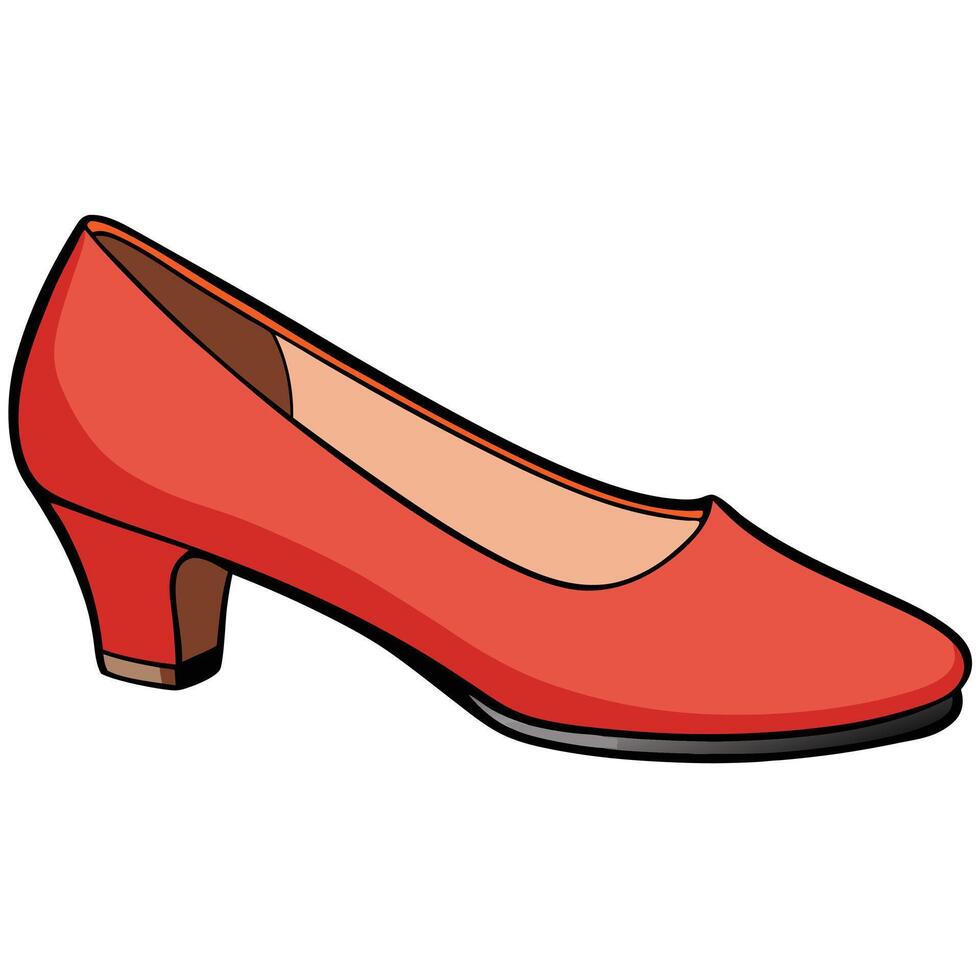 Red shoes clip art vector