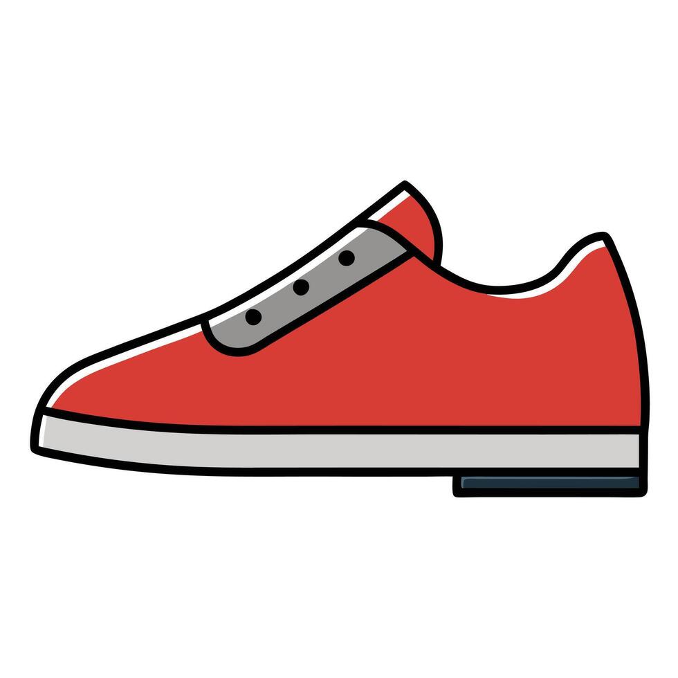 Red shoe icon illustration design vector
