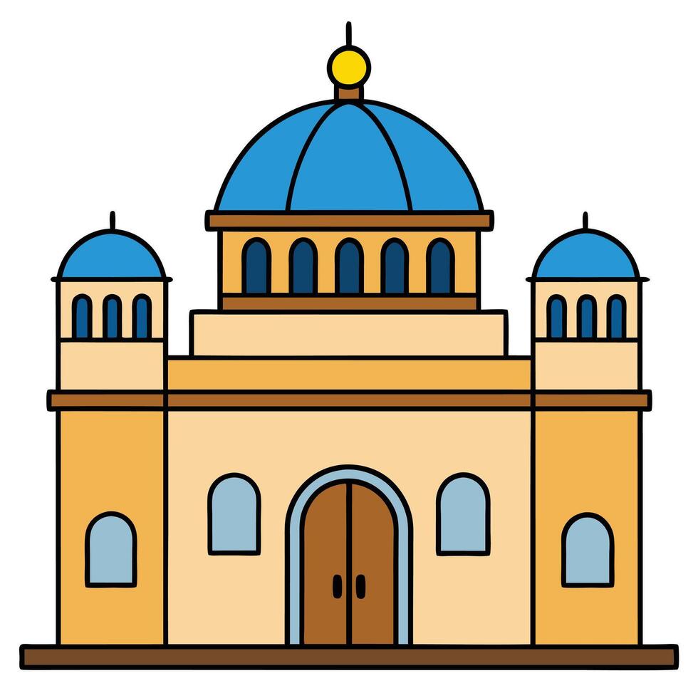 Church icon illustration vector