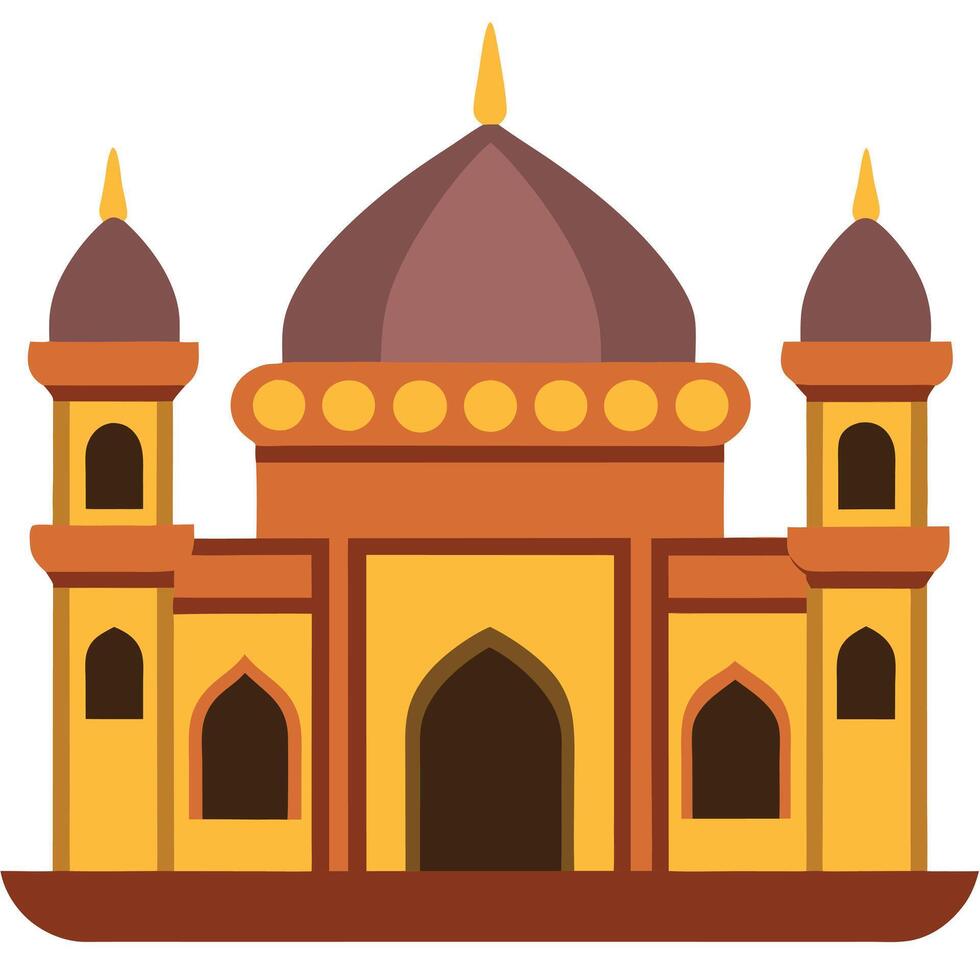 An illustration of a mosque vector