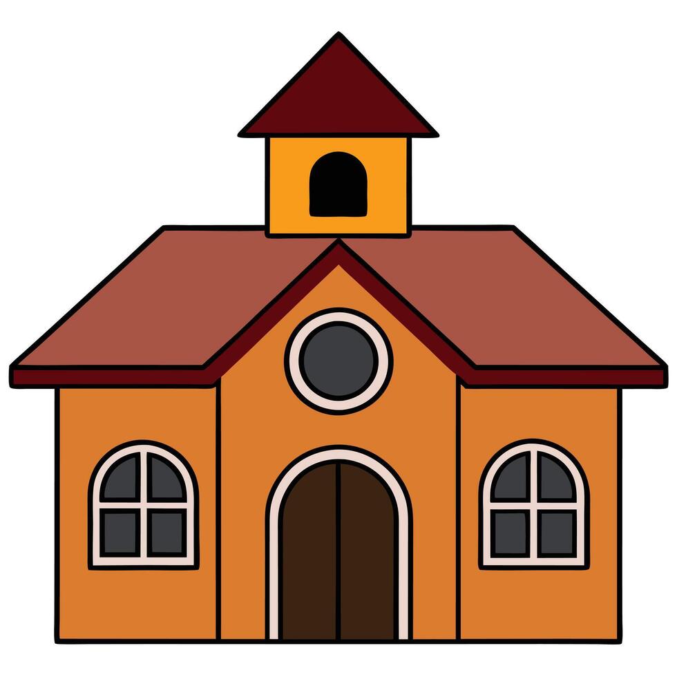 School house clipart vector