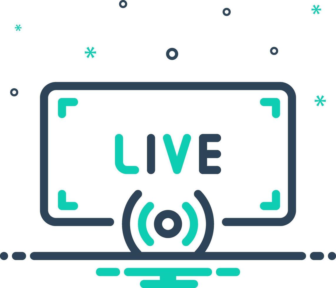 Mix icon for live vector