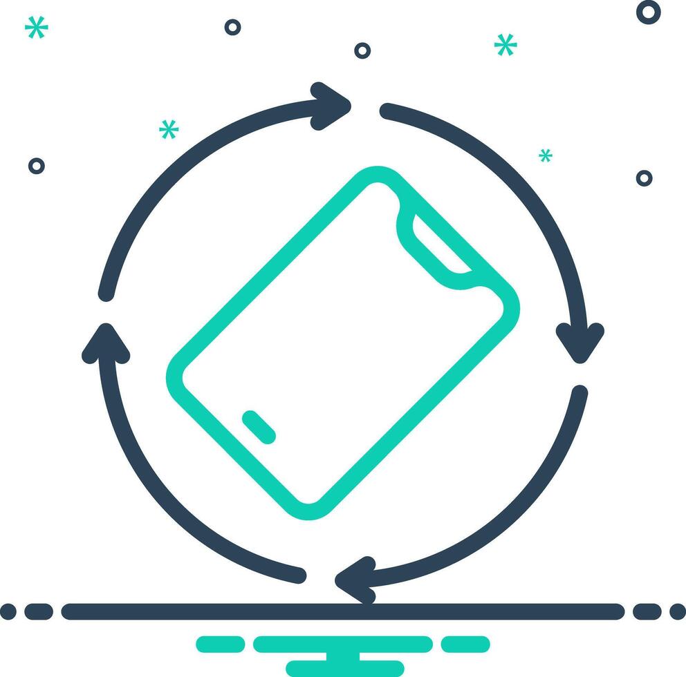 Mix icon for rotation vector