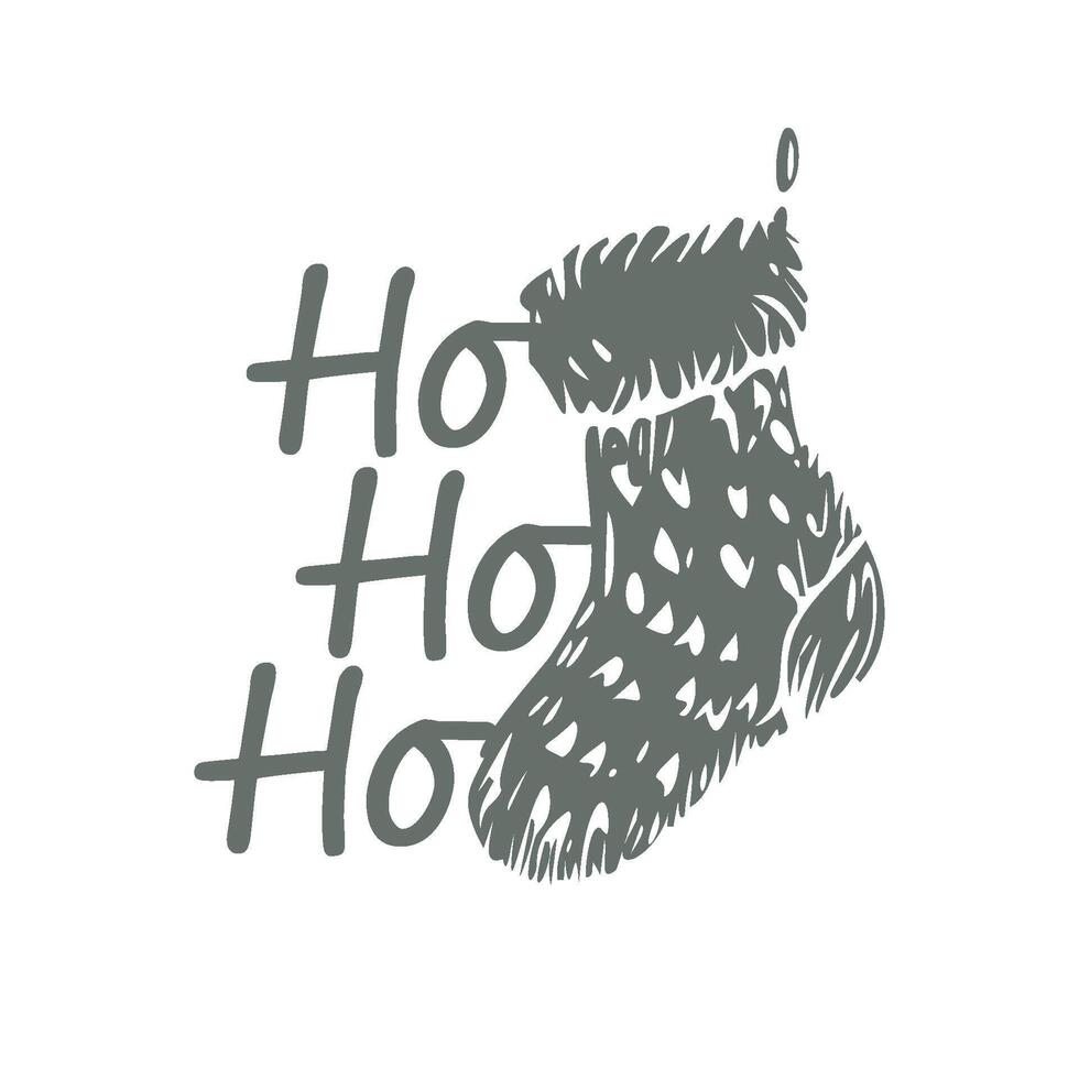 Christmas Quotes design for print or use as card, sticker, flyer or T Shirt vector