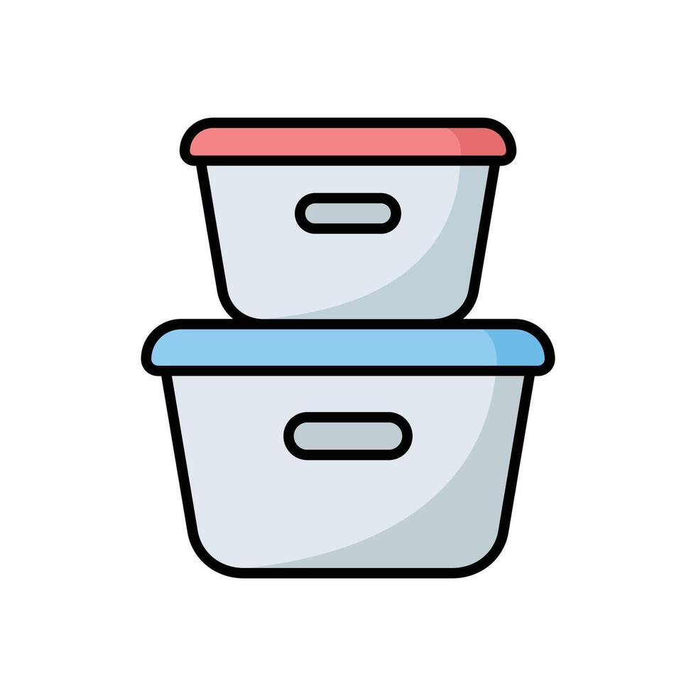 box container icon design template simple and clean vector