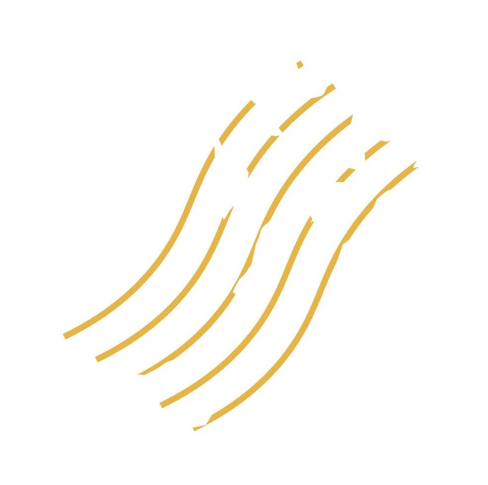 Abstract Wavy Lines Art vector