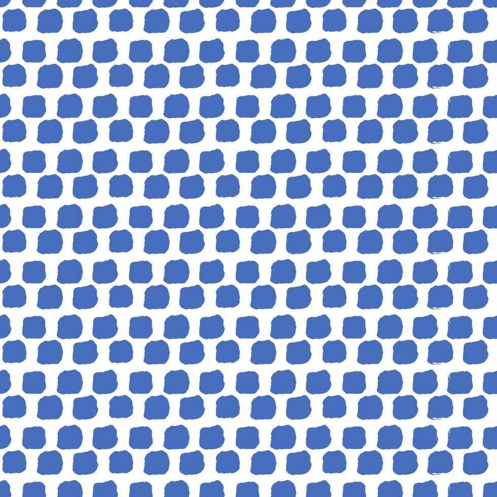 Organic Blue Dot Seamless Pattern vector