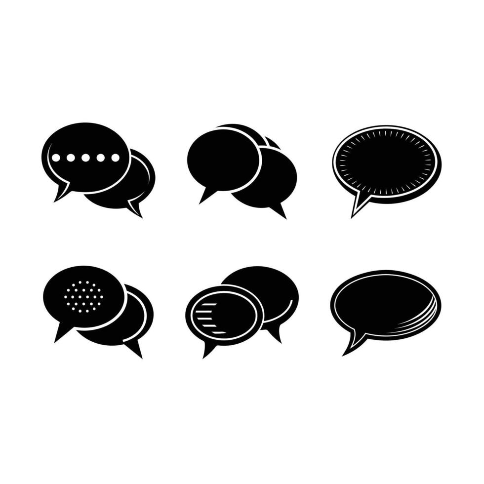 speech bubbles on white background,Instant Digital Download. Illustration for prints on t-shirt and bags, posters vector
