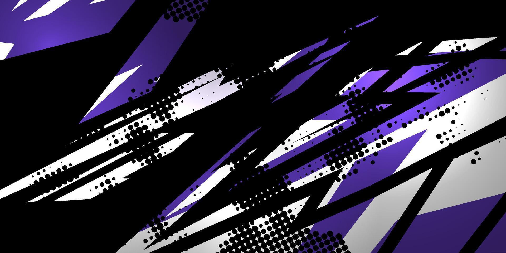 Car wrap abstract racing graphic background for vinyl wrap and stickers vector