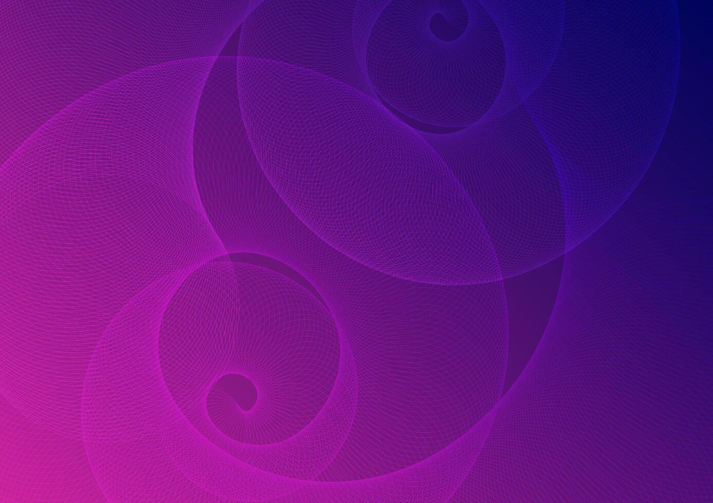 Flowing smooth wave pattern line on blue pink and purple color background. Internet network and communication signal technology, fiber optic line. Science and music backdrop. vector
