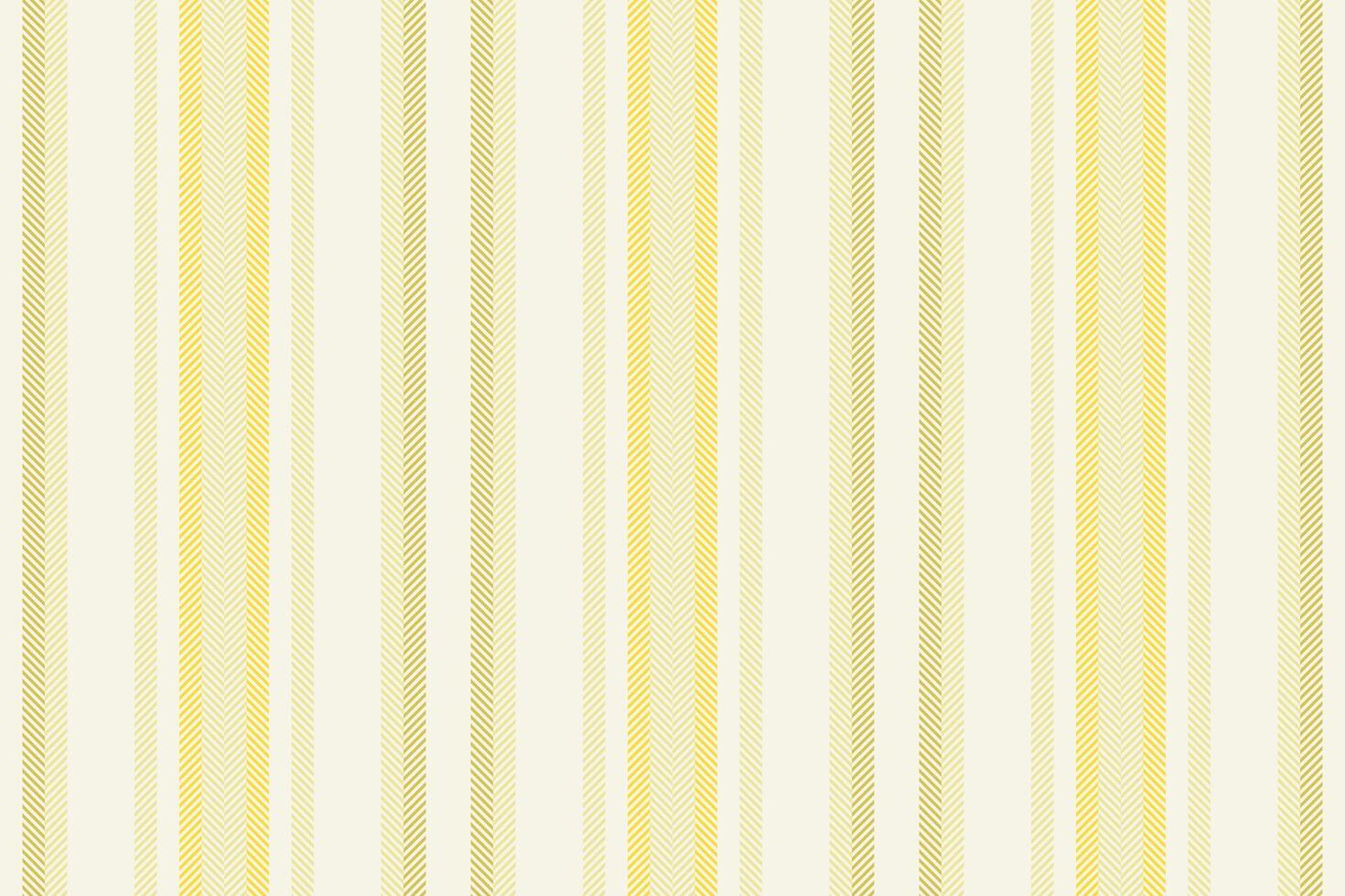 Quiet seamless stripe pattern, structure texture textile background. Mexican fabric lines vertical in linen and yellow colors. vector