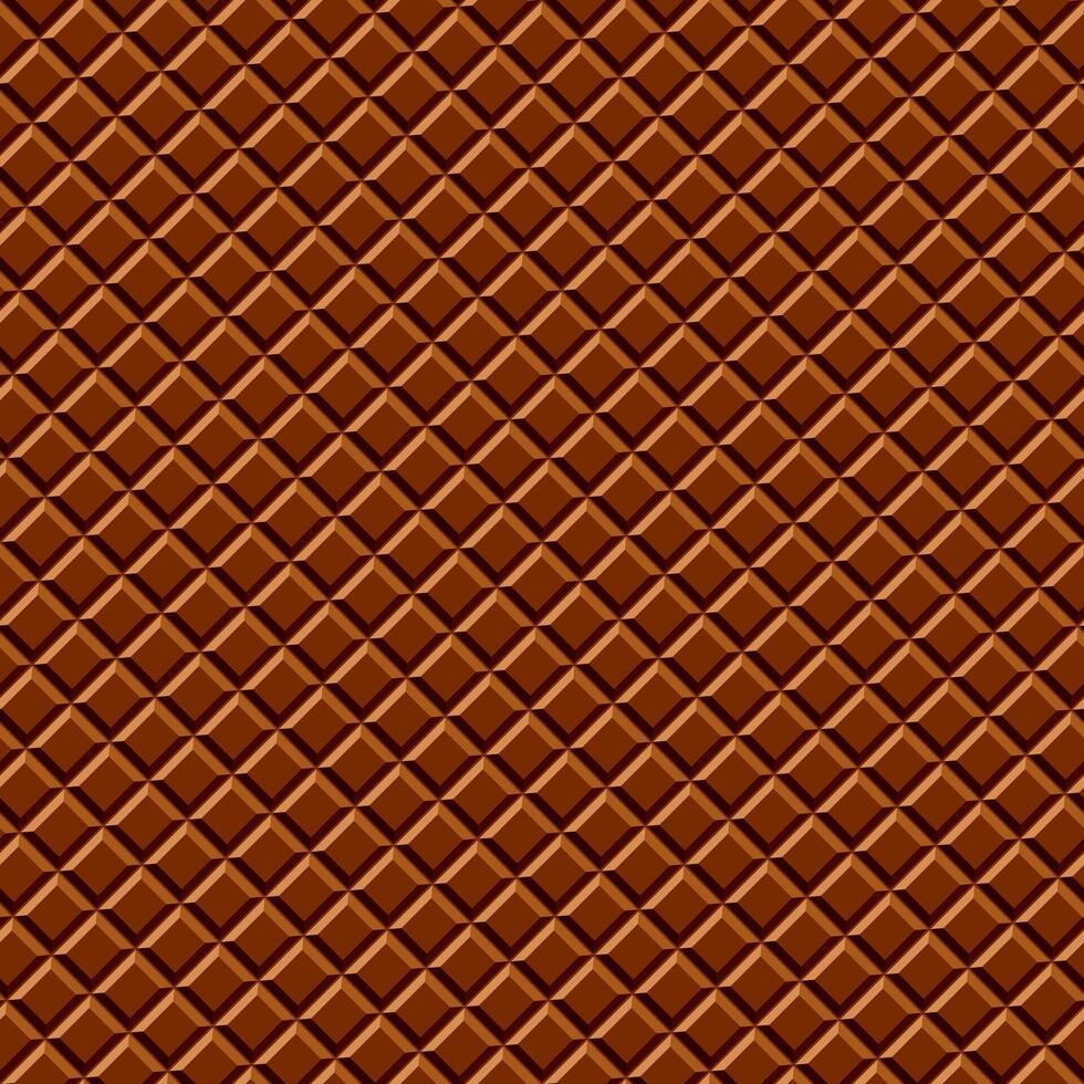 Dark chocolate seamless pattern sweet texture vector